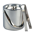 1.5 Quart Classic Stainless Steel Ice Bucket w/ Tongs